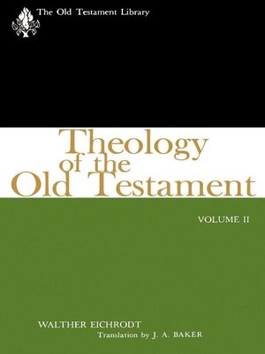 cover image of Theology of the Old Testament, Volume Two
